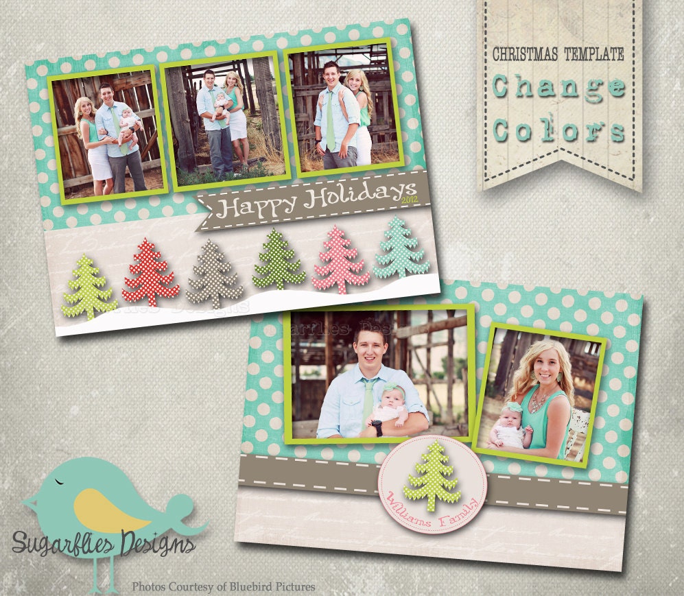 Christmas Card Templates - Family Christmas Card Joy