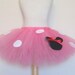 Minnie Mouse Costume Tutu Skirt Red Polka Dot Newborn Baby Toddler Girls Minnie tutu Halloween by American Blossoms
