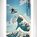 SURFS UP SAMURAI Pop Art Print 11x17 by Rob Osborne