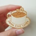 Twin Peaks Brooch - 'Damn Fine Coffee'