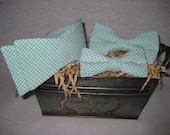 Mint Gingham Seersucker Bow Tie Collection