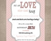 First Came Love Baby Shower Invite-Print your own Il_170x135