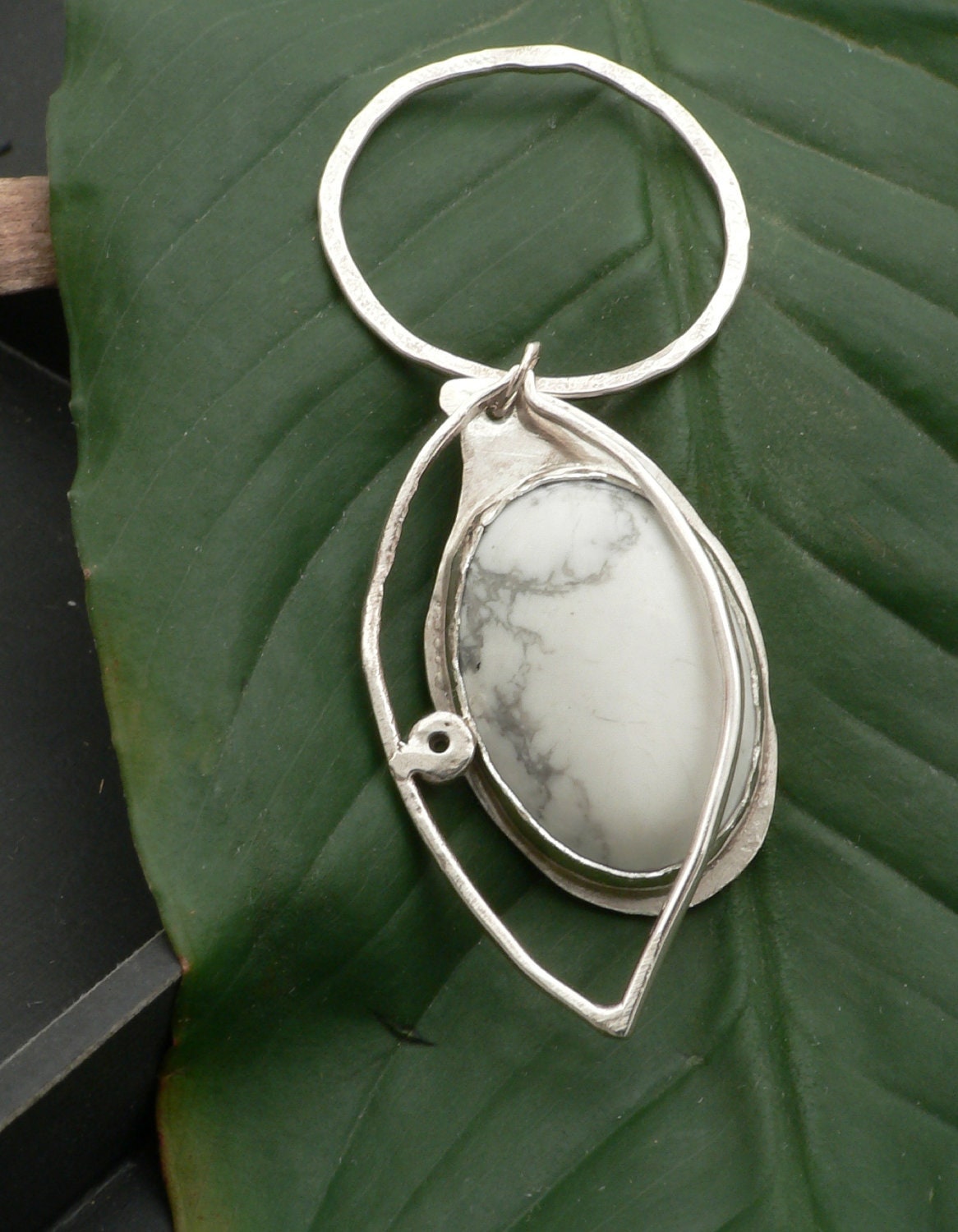 Winter Leaves Sterling Silver Pendant FREE SHIPPING