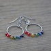 RAINBOW Queer Pride Sterling Silver Swarovski Crystal Earrings