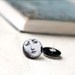 Fornasetti earrings - Fornasetti jewelry - Fornasetti print - Black and white - Stud earrings - Free shipping / STD08