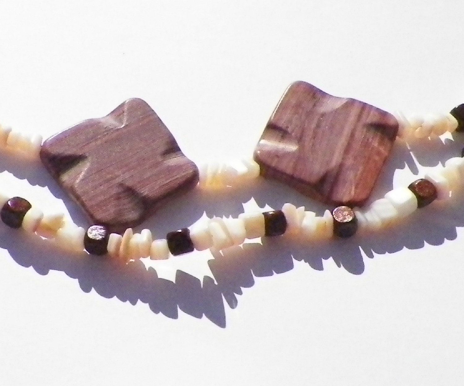 On the Square - Double Strand Necklace