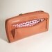 Vintage Orange Clutch Wallet, pink peach orange mango Fall colors purse Axcess by Liz Claiborne, lots of room in this old coral wallet.