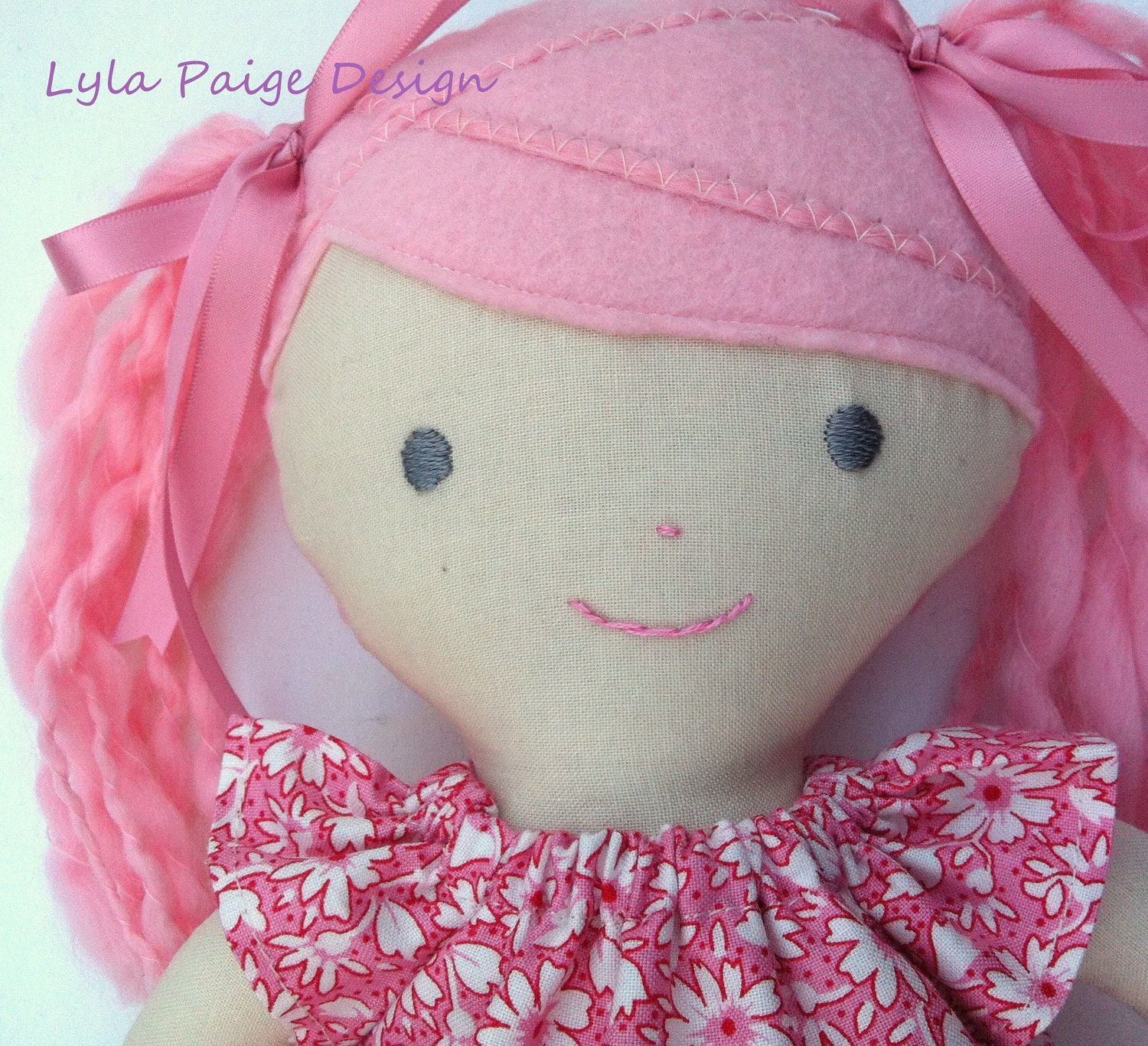 Custom Made Evie Cloth Doll- Rag Doll -  Child Friendly- - dolly dress  15inch handmade softie baby girl