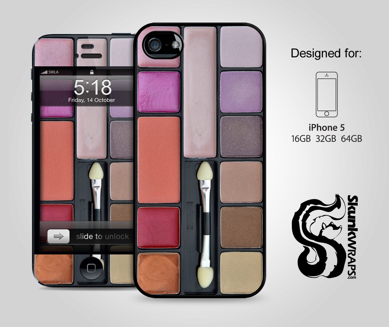 iPhone 5 Case  - Makeup Set -  iPhone Case, iPhone 5G Case, Cases for iPhone 5, Hard iPhone 5 Case