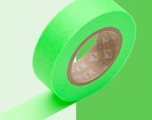 MT Japanese Washi Tape SHOCKING GREEN 15mm x 10m (kmmt-mkt1pb-ag)