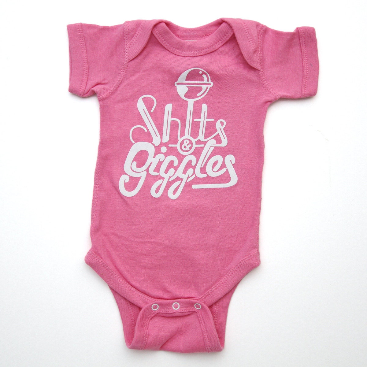 Funny Girl Onesie - Pink Shits and Giggles