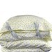 ORGANIC Toddler Bedding set - Scattered dots - yellow (neon) dots on white background