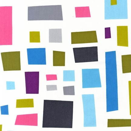 Kona Modern Quilts, Robert Kaufman, Berry, Geometric, Fat Quarter