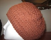 Maple Brown Knit Beanie