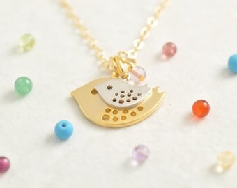 Mom Necklace - birthstone necklace, 14k gold filled, mom necklace, baby necklace, baby shower jewelry, personalized necklace