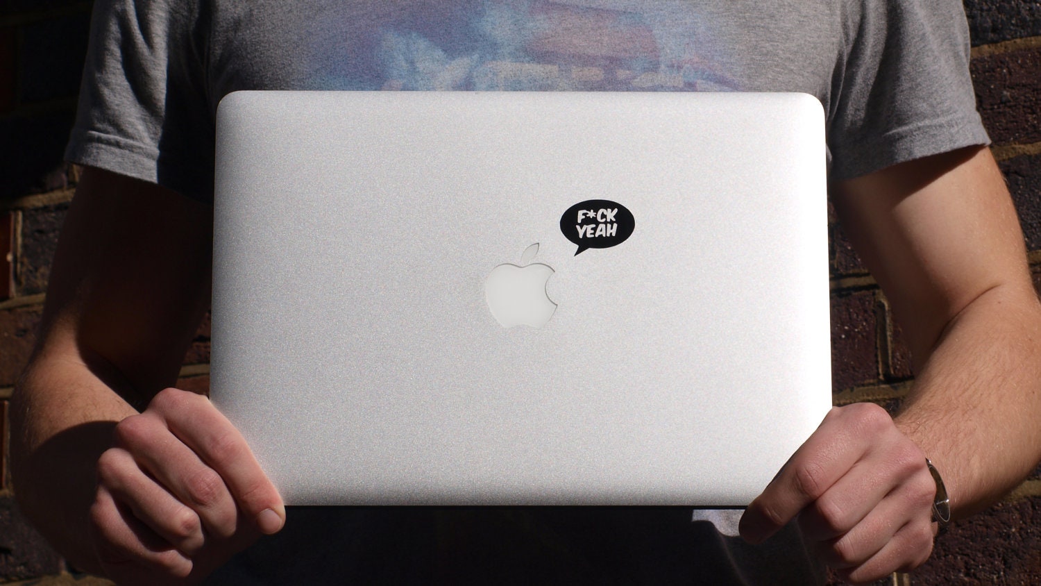 MacBook Sticker - FUCK YEAH