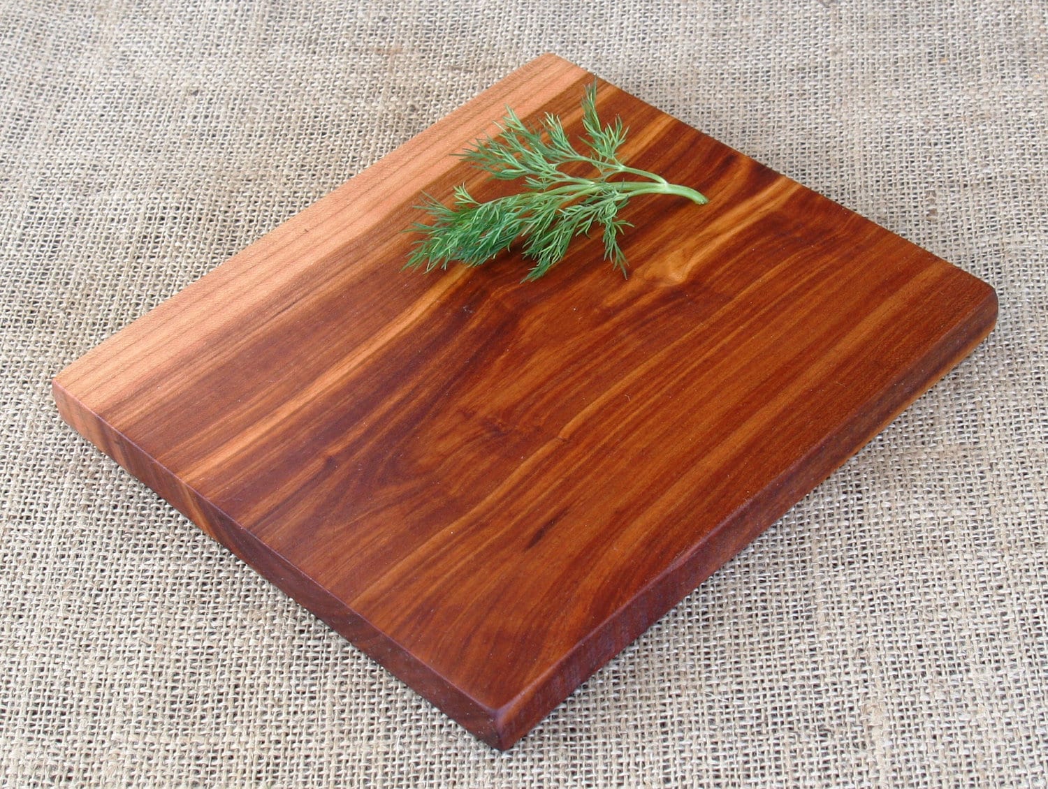 Black Cherry Wood Cutting Board Natural Slab