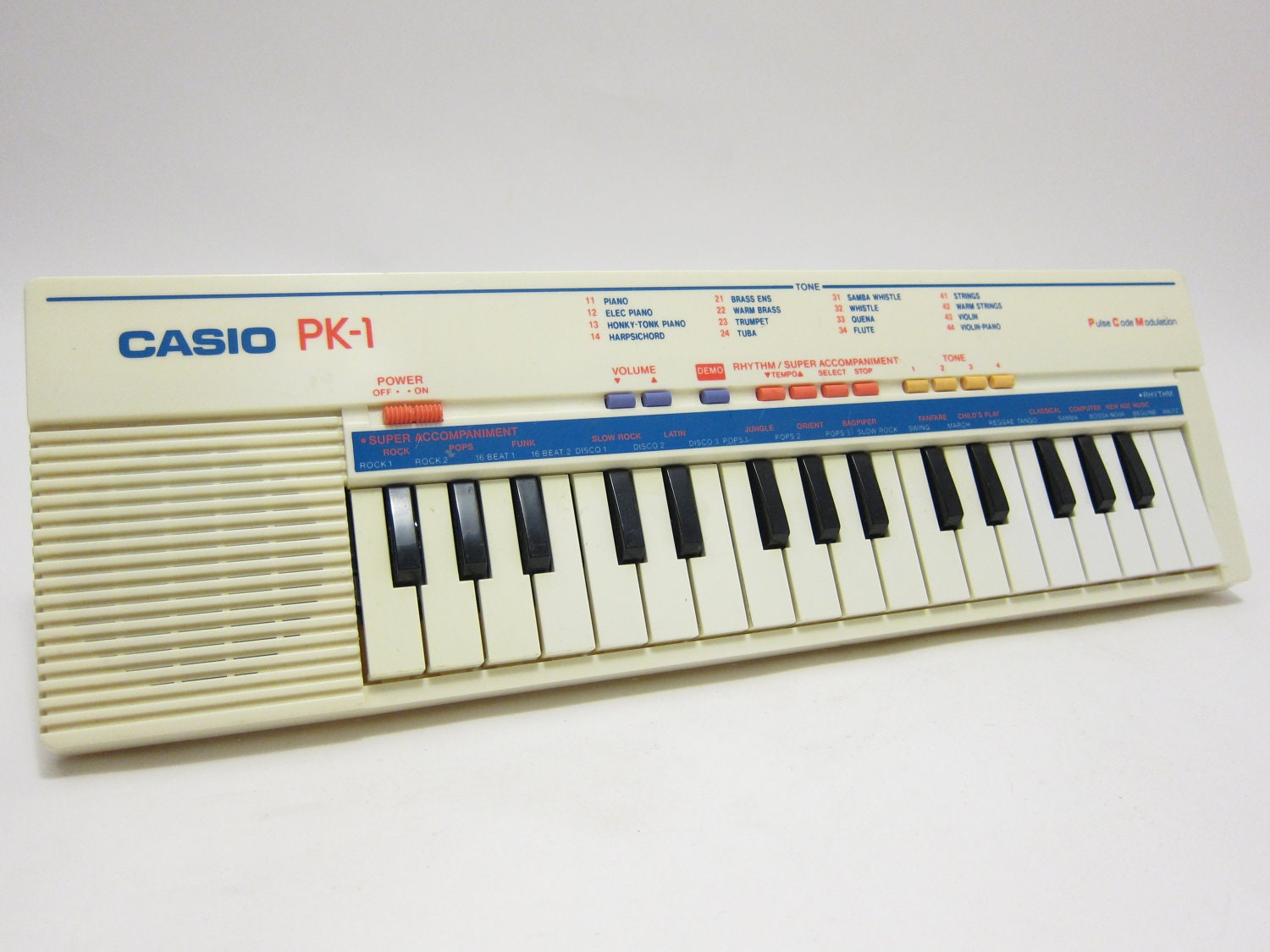 Casio keyboard calculator vintage PK 1 portable by ThePantages