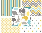 Custom 2 piece Baby Bedding Crib Set--Crib Skirt and Sheet (Down Under)
