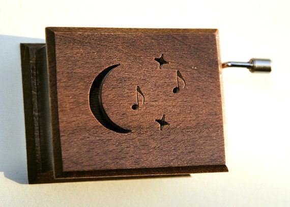 Wooden box  with classical music  "Beethoven: Moonlight Sonata" ZD13