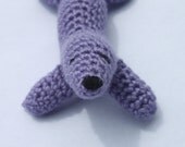 Crocheted Purple Seal Amigurami