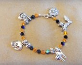 Halloween Spooky Charm Bracelet