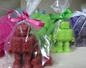 SoapBot Party Favors - Set of 12 - you pick the scent and color - custom labeling
