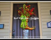 Whimsical Christmas Wreath, Christmas Wreath, Wreath, Holiday Wreath