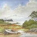 White House of Aros - Isle of Mull - Original watercolour by Nina