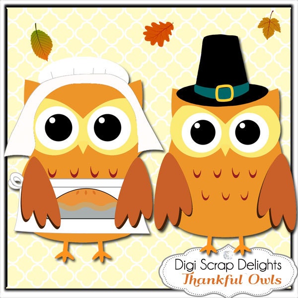 owl thanksgiving clip art - photo #7
