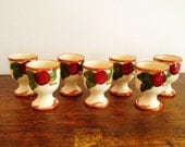 7 Apple Pattern by Franciscan Egg Cups