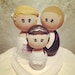 Custom Family Wedding Cake Toppers - Show your unique family on your wedding day
