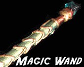 Sakarra Green  Cosplay Wizard Magic Wand OOAK