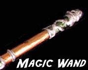 Arctic Green  Cosplay Wizard Magic Wand OOAK