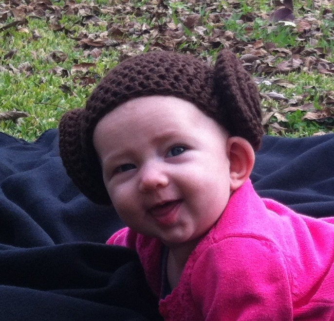 Star Wars' Princess Leia-Inspired Baby Hat - Made-to-Order