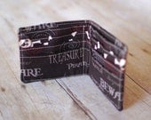 Riley Blake Pirates Bi-fold Wallet - Brown- The 'Brett' Wallet