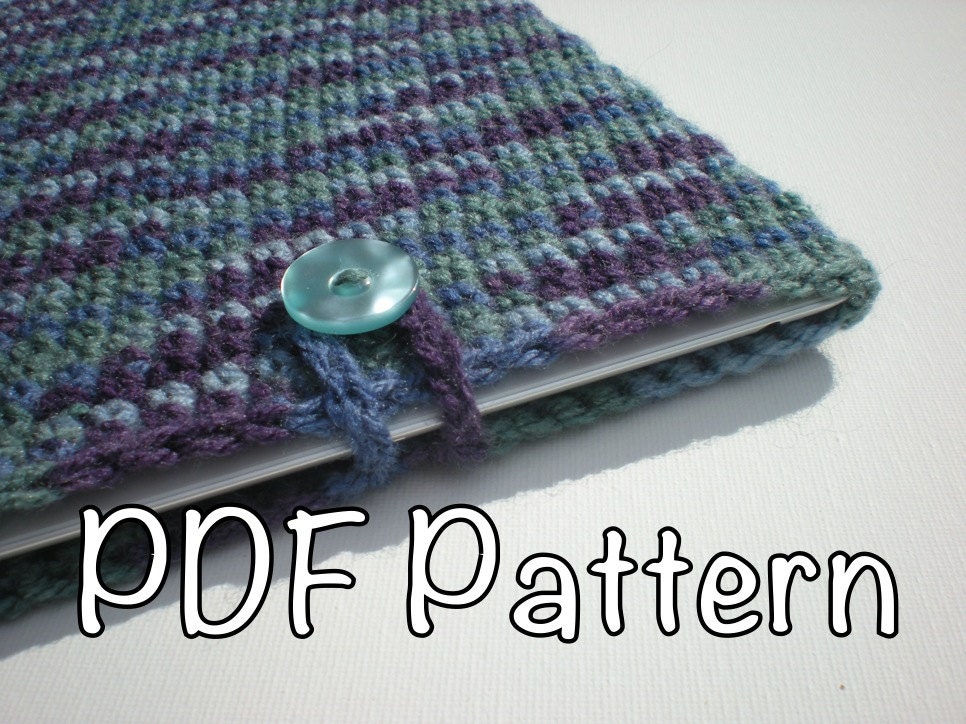PATTERN: iPad cover, sleeve case cozy, easy crochet, button closure, The New iPad, Permission to Sell
