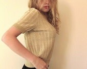 Gold for the price of Silver sweater with short sleeve