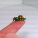 Beaded Turtle Charm 3D Beaded Charm Handmade