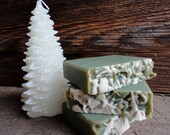Frosted Spruce Soap Handmade Soap Christmas Soap