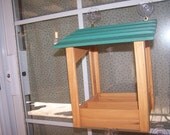 Teal  Suction Cup Window Feeder