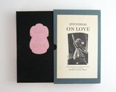 On Love by Stendhal - Vintage Black & Pink Hardcover Book in Slipcase