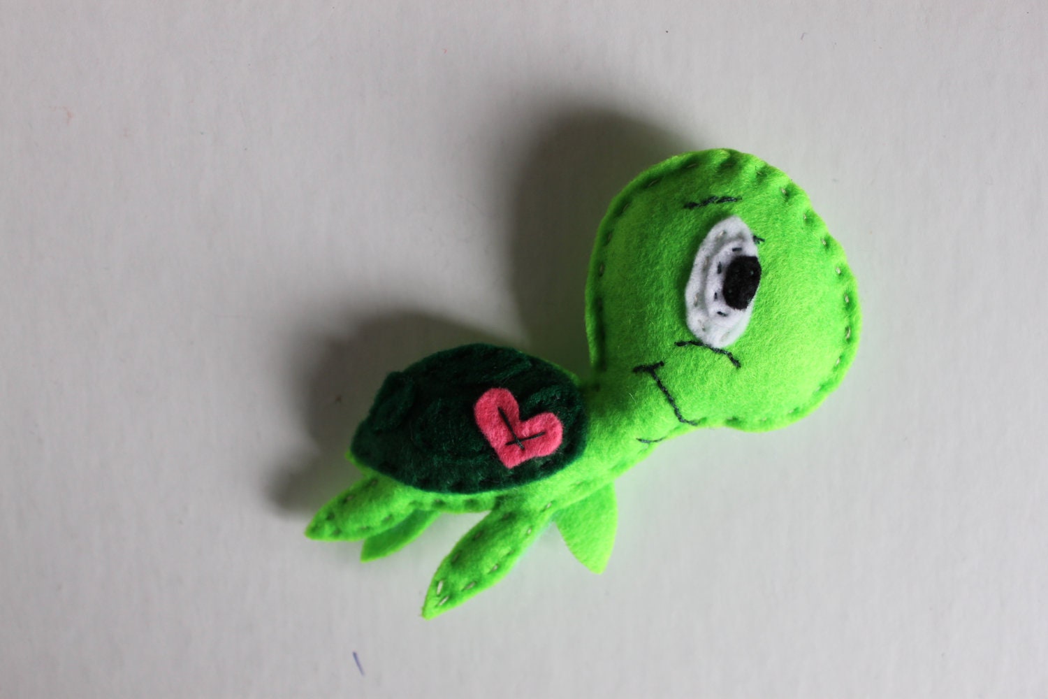 Felt SEA TURTLE - Banner Add On for letter T or S
