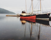 Boats in the Bay of Inveraray Scotland