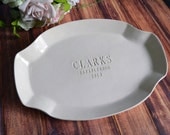 Personalized Platter - Housewarming or Wedding Platter - Gift Boxed & Ready To Give
