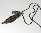 Falling Leaves - Silver Pendant on a Chain