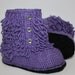 Toddler/Youth Size Furry-licious Boots (All Colors) - Handmade Crochet Boots