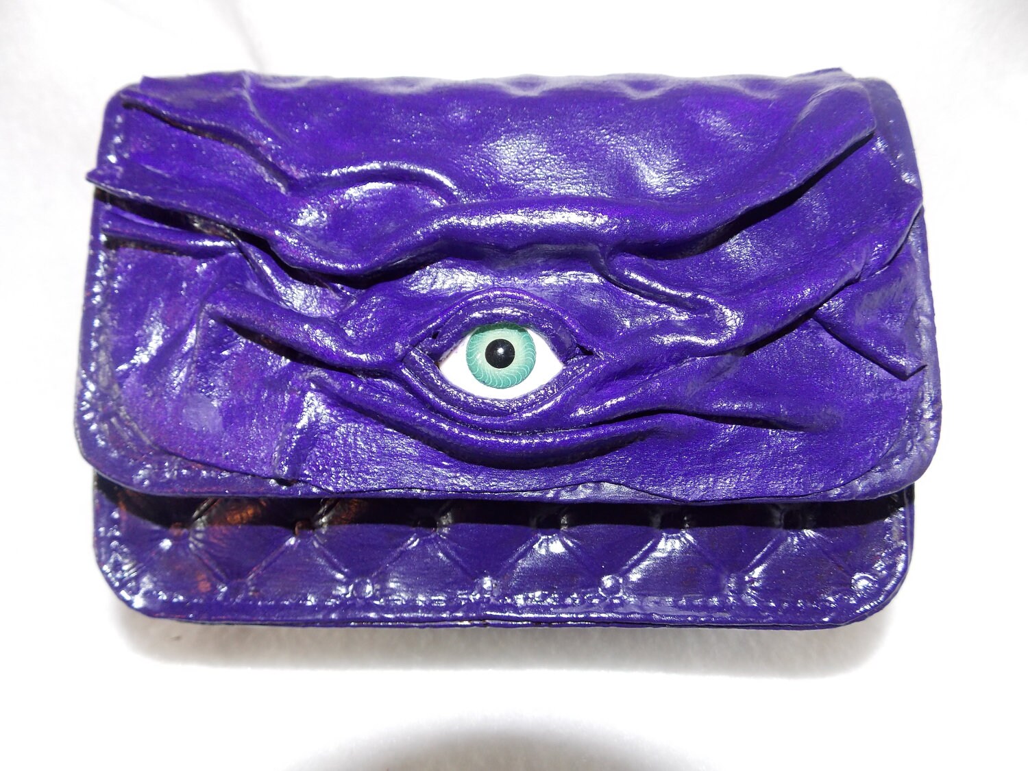 Leather Purse Clutch Goth Halloween Witch Wiccan Pagan
