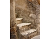Old Stone Steps Italy Photography Stories to Tell Tuscany Toscana Italia Travel Photo Small Print 8x12