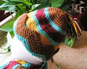 Chevron Hat and Scarf set 100% Wool from Tierra Wools in New Mexico